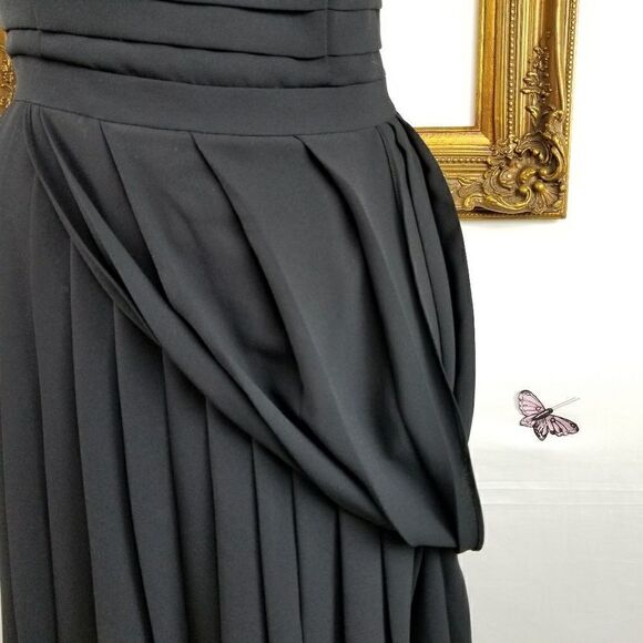Rachel Rachel Roy black pleated coctail dress - Picture 8 of 8